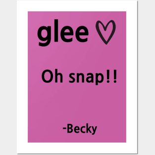 Glee/Becky Posters and Art